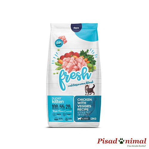 Pienso para gatitos ANC Fresh Mediterranean Blend Cat Super Kitten 2Kg