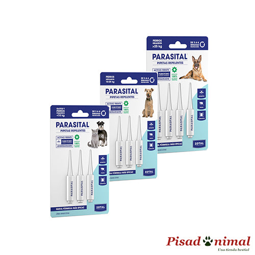 Pipetas Antipulgas Parasital para Perros y Gatos