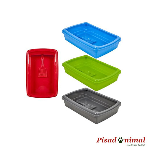 PLASTICFORTE Arenero para Gatos (Colores Surtidos)