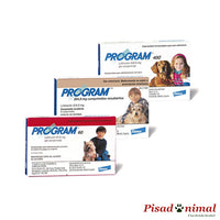 Pastillas antiparasitarias pulgas perros PROGRAM