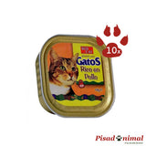 Comida Húmeda Red Cat Paté Rico en Pollo 10 uds 100 gr