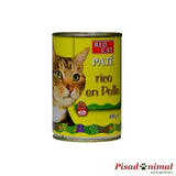 Comida Húmeda Red Cat Paté Rico en Pollo Lata 400 gr