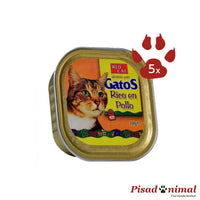 Comida Húmeda Red Cat Paté Rico en Pollo 5 uds 100 gr