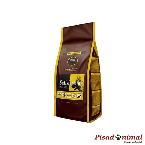 pienso Satisfaction Lamb & Rice perros 3 Kg