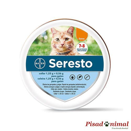 SERESTO BAYER Collar Anti Pulgas y Garrapatas para Gatos