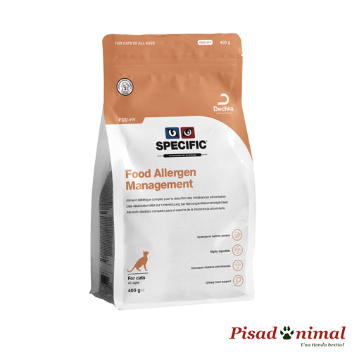 Food Allergy Management FDD-HY 400 gr pienso para gatos de Specific