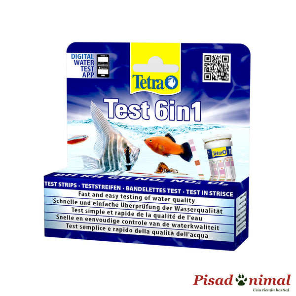 Test agua de acuarios Tetra Test 6 en 1