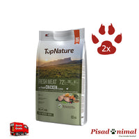 TopNature Fresh Meat pollo para perros medianos y grandes 2x10Kg