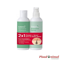 Vetnova Cutania GlycoZoo Pack Spray + Champú 355 ml para perros y gatos