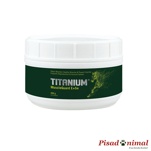 Titanium MuscleGuard E+Se 450 gr suplemento alimenticio para caballos de Vetnova