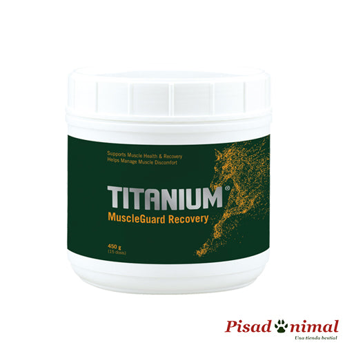 Titanium MuscleGuard Recovery 450 gr suplemento alimenticio para caballos de Vetnova