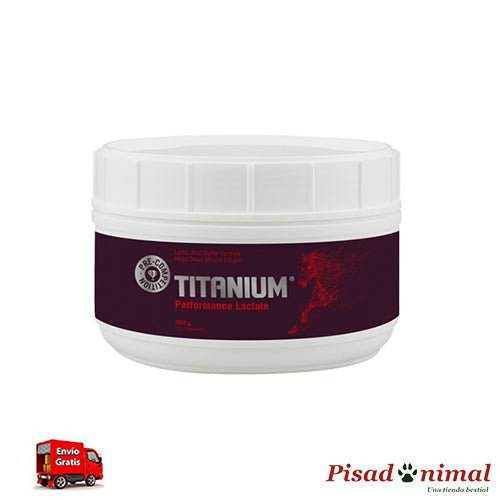 Suplemento Titanium Performance Lactate de VetNova para caballos 360gr