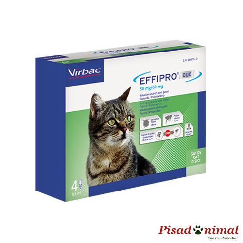 Effipro duo pipeta spot on para gatos de virbac