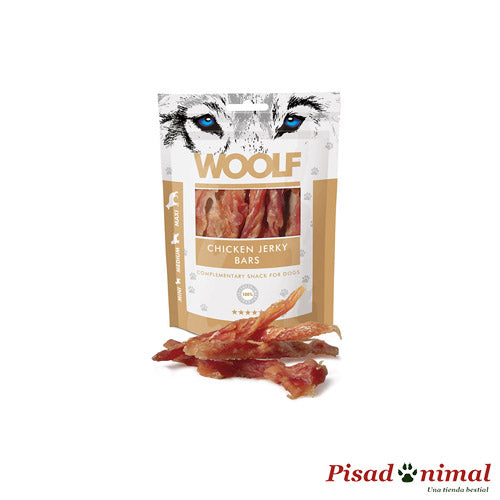 Snack Barritas de Pollo 100gr para perros de Woolf.