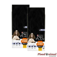 Pienso PURINA PRO PLAN MEDIUM&LARGE OPTIAGE 7+ POLLO Pack de 2 sacos