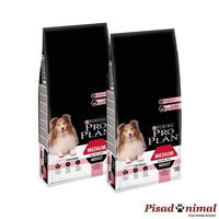 PURINA PRO PLAN MEDIUM OPTIDERMA SALMON Pack de 2 Sacos